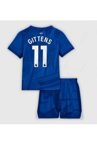 Chelsea Jamie Gittens #11 Babyklær Hjemme Fotballdrakt til barn 2025-26 Korte ermer (+ Korte bukser)